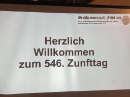 546 Zunfttag
